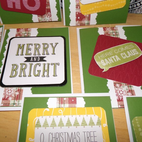 Handmade Stampin' Up! Christmas Card Set - Lot 1 - Picture 6 of 7